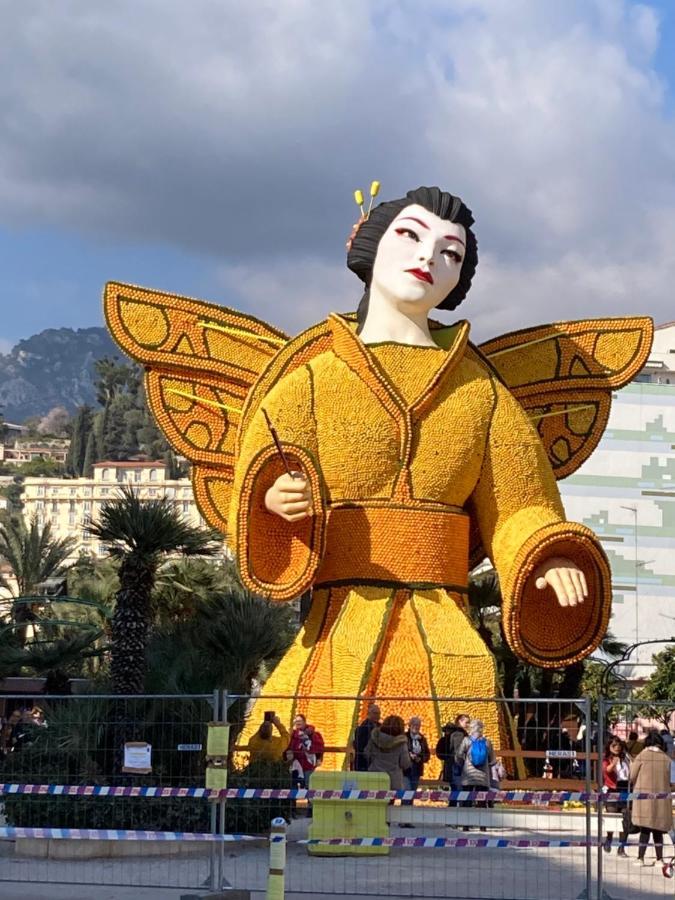 Studio Villa La Cigale Avec Grande Terrasse 멍똥 외부 사진